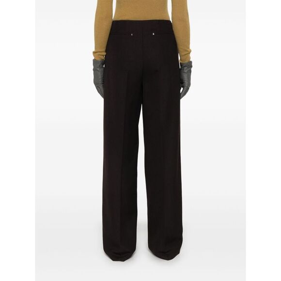 Fendi Women Wide Leg Wool Trousers